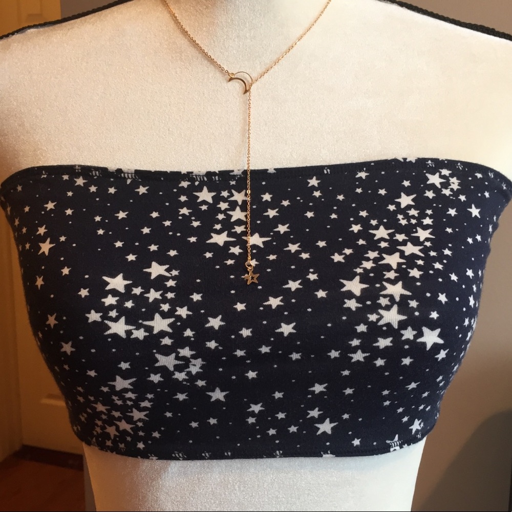 🆕🤩 Hollister Stars & Stripes Reversible Bandeau - Picture 1 of 8